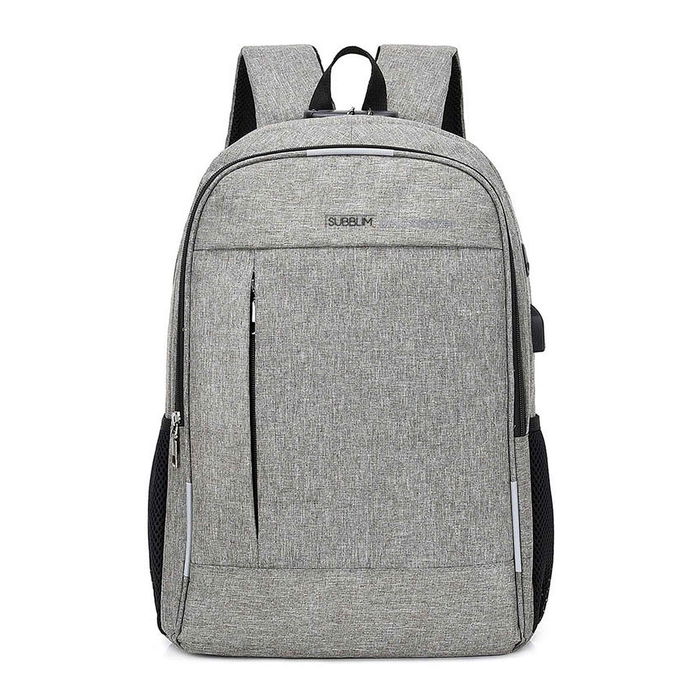 Sac à Dos pour Portable et Tablette avec Sortie USB Subblim SUB-BP-1UL0001 Gris Sac à Dos pour Portable et Tablette avec Sortie USB Subblim SUB-BP-1UL0001 Gris