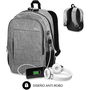 Sac à Dos pour Portable et Tablette avec Sortie USB Subblim SUB-BP-1UL0001 Gris