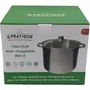 Le Pratique Traiteur en Inox Ø 28 cm - 14 L avec Couvercle Verre