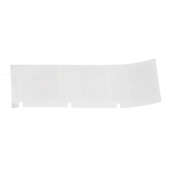 Brady B-427 Étiquettes vinyle auto-laminantes pour câbles, 25,4 x 25,4 mm blanc, 260 pièces, résistantes aux solvants et extérieur