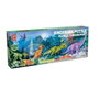 Hape Puzzle Dinosaures 200 Pièces 1,5 Mètres - Squelettes Phosphorescents dans le Noir - Avec 10 Cartes Informatives - Multilingue (EN, FR, DE, ES, IT, PT, NL)