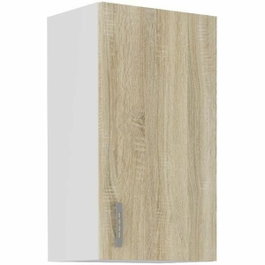 BigBuy Home Meuble haut SARA - 1 porte - Décor chêne Sonoma