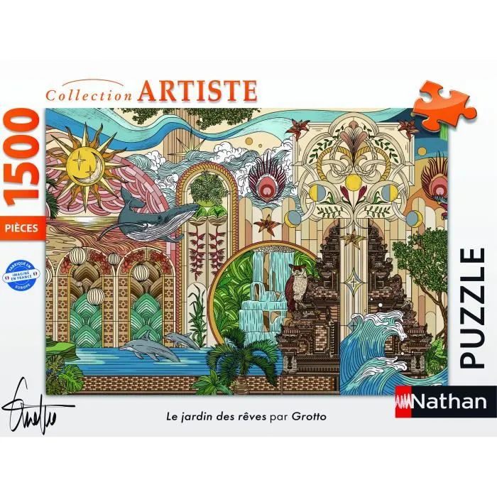 Ravensburger Puzzle 12001612 Le jardin des rêves 1500 pièces - Qualité supérieure Collection Artiste - À partir de 14 ans