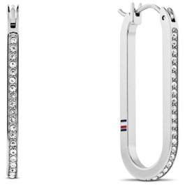 Tommy Hilfiger Boucles d'oreilles en acier inoxydable Gris
