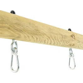 TP Toys Lot de 2 mousquetons métal galvanisé pour balançoire, compatibles poutre ronde 10 cm