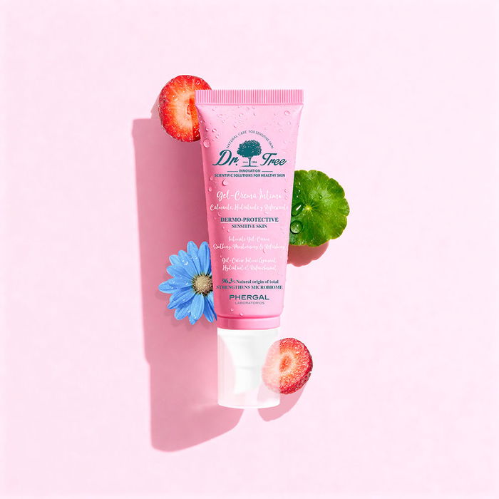 Dr. Tree Gel-Crème Externe Intime Apaisant et Hydratant - 96,3% d'origine naturelle - Pour peaux sensibles - 50 ml