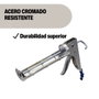 Burcasa Applicateur de silicone chromé avec crémaillère
