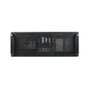 Unykach Caja Rack 4U 19 Pulgadas Noir/Argent avec 4 Ventilateurs et 2 Ports USB