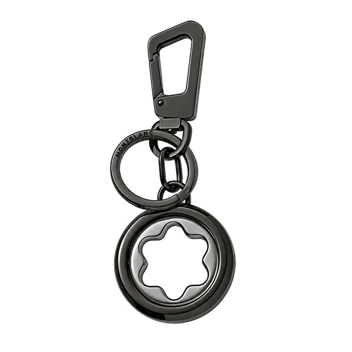 Montblanc MB131106 Porte-clés en Cuir Gris Montblanc MB131106 Porte-clés en Cuir Gris
