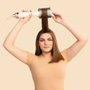 Shark SmoothStyle HT212EU Brosse Chauffante et Peigne Lissant Blanc Soie