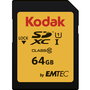 Carte Mémoire Micro SD avec Adaptateur Kodak EKMSD64GXC10K 64 GB