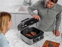 Ninja AG301EU Grill de cuisine + Friteuse à air 5-en-1 Ninja Foodi - 5,7 L, 3,8 L, parrillade pour 4 personnes (Cuit, grille, frit, rôtit, déshydrate)