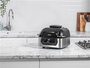 Ninja AG301EU Grill de cuisine + Friteuse à air 5-en-1 Ninja Foodi - 5,7 L, 3,8 L, parrillade pour 4 personnes (Cuit, grille, frit, rôtit, déshydrate)