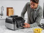 Ninja AG301EU Grill de cuisine + Friteuse à air 5-en-1 Ninja Foodi - 5,7 L, 3,8 L, parrillade pour 4 personnes (Cuit, grille, frit, rôtit, déshydrate)