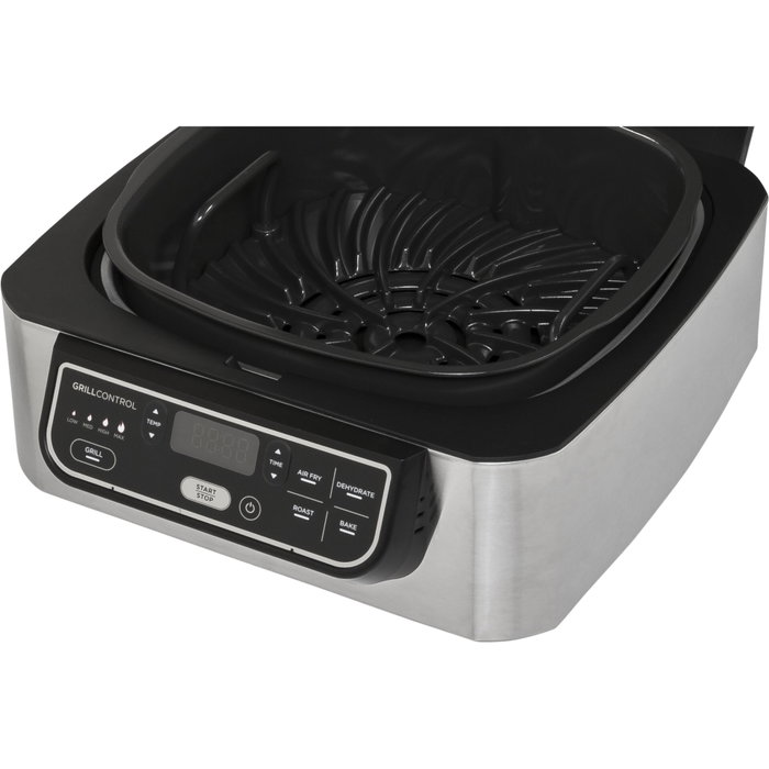 Ninja AG301EU Multi-cuiseur Grill et Friteuse à Air Chaud Noir / Argenté
