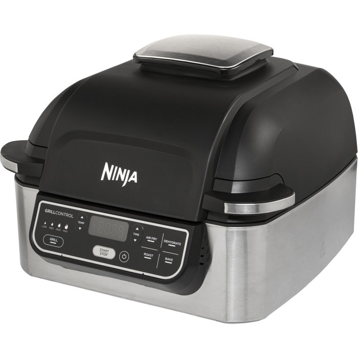 Ninja AG301EU Multi-cuiseur Grill et Friteuse à Air Chaud Noir / Argenté