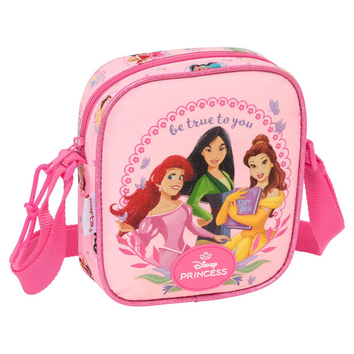 Sac à Bandoulière Disney Princess Rose 16 x 18 x 4 cm Sac à Bandoulière Disney Princess Rose 16 x 18 x 4 cm
