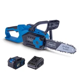 SCHEPPACH Tronçonneuse sans fil C-CS254-X SET L - Guide 25,4 cm - Batterie 20V 4Ah - Chargeur 2.4A - Moteur sans balais - Coupe 6 m/s