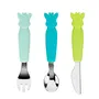 Sophie La Girafe - Couverts Bébé en Silicone Souple, Set 2 Pièces