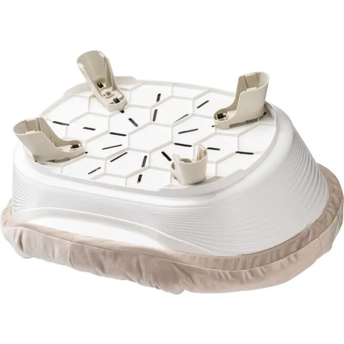 Ferplast - Corbeille Coussinee pour Chat et Petit Chien, Blanc, Taille M, 64 x 48 x 25 cm