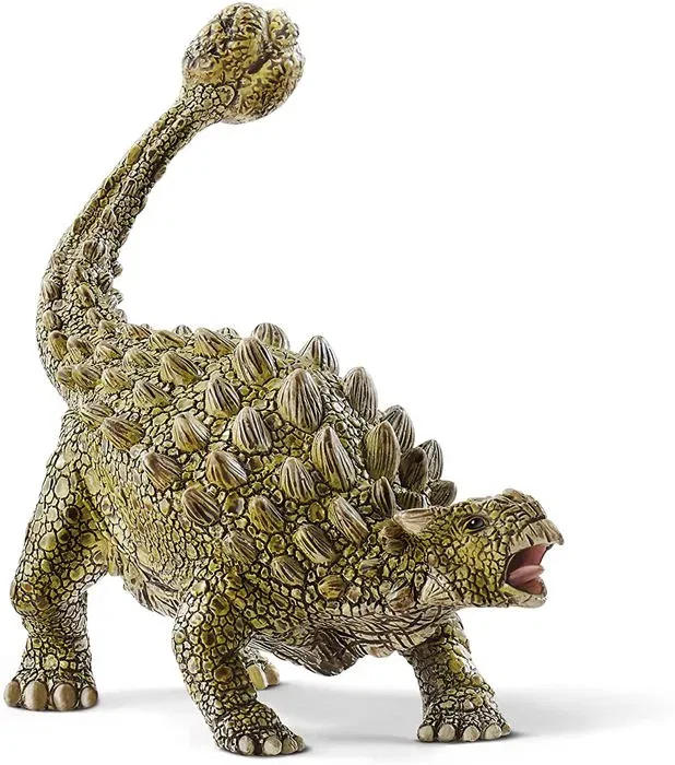 Schleich Figurine Ankylosaure Dinosaurs, Jouet Dinosaure Beige pour Enfant de 3 Ans et Plus