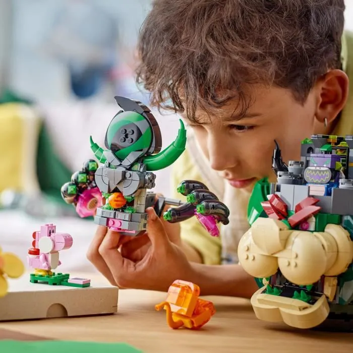 LEGO Super Mario 72042 - Prince Florian et Château de Bowser, Jeu de Construction Interactif avec 4 Figurines, pour Enfants dès 9 Ans
