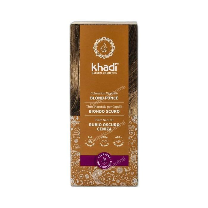 KHADI Herbal Color Rubio Oscuro Ceniza KHADI Herbal Color Rubio Oscuro Ceniza