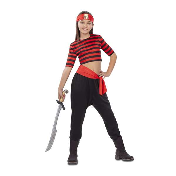 My Other Me - Déguisement Pirate pour 3-4 ans - Pañuelo, Top, Fajín et Pantalón - Taille 3-4 ans - 100% Polyester My Other Me - Déguisement Pirate pour 3-4 ans - Pañuelo, Top, Fajín et Pantalón - Taille 3-4 ans - 100% Polyester