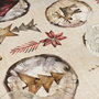 Nappe enduite antitache Belum Wooden Christmas Multicouleur 150 x 150 cm
