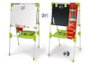 Chicos Pizarra de Artista - Tableau 2 en 1 magnétique et pour craies, extensible et pliable, 63x60x120 cm avec 82 accessoires