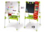 Chicos Pizarra de Artista - Tableau 2 en 1 magnétique et pour craies, extensible et pliable, 63x60x120 cm avec 82 accessoires