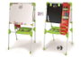 Chicos Pizarra de Artista - Tableau 2 en 1 magnétique et pour craies, extensible et pliable, 63x60x120 cm avec 82 accessoires