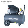WOLFPACK LINEA PROFESIONAL Compresseur 50 Litres 2,0 HP Sans Huile