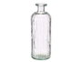 GIFTDECOR Bouteille droite rayée transparente 28cm