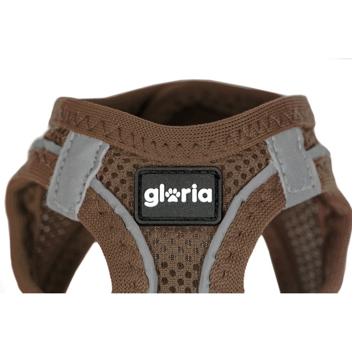 Harnais pour Chien Gloria 28-28,6 cm Marron XXS 24-26 cm Harnais pour Chien Gloria 28-28,6 cm Marron XXS 24-26 cm