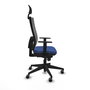 Piqueras y Crespo Chaise de Bureau Horna Bleu Marine et Gris