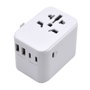 Ewent EW1470 Adaptateur de Voyage Universel EU/USA/UK/AUS 2 Ports USB et 3 Type C