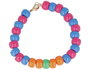 Innspiro Perles en plastique éco Multicolor Neon 9mm - 400u. approx. Bote