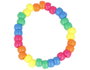 Innspiro Perles en plastique éco Multicolor Neon 9mm - 400u. approx. Bote