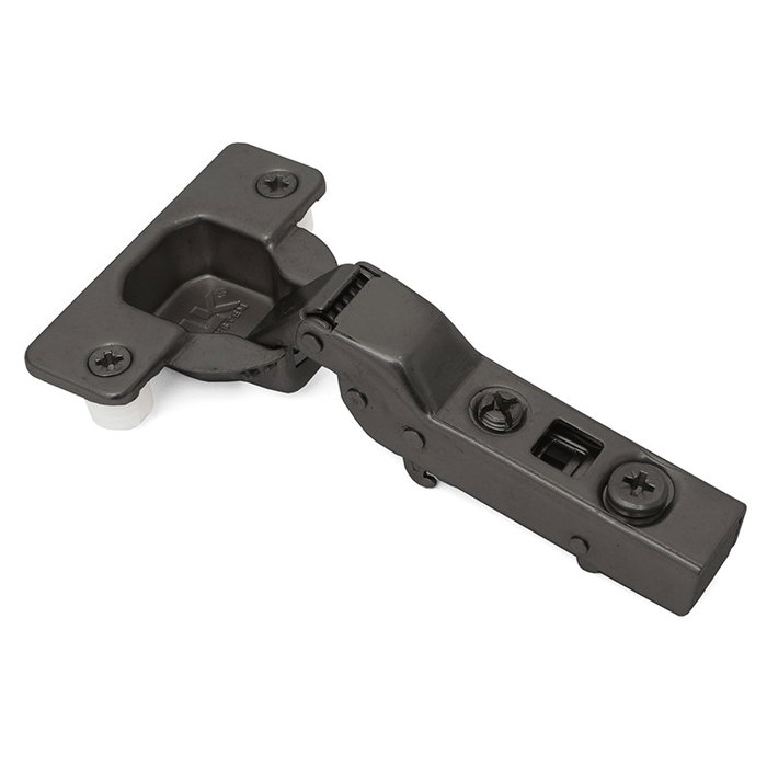 ALK Bisagra Estandar Clip CAM Ø35 Codo Acodado - Charnière Standard à Fixation Directe, Ouverture 110°, Finition Graphite, pour Portes de 14 à 22 mm ALK Bisagra Estandar Clip CAM Ø35 Codo Acodado - Charnière Standard à Fixation Directe, Ouverture 110°, Finition Graphite, pour Portes de 14 à 22 mm