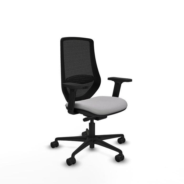 PIQUERAS Y CRESPO Chaise Mardos Synchrone/Traslack Gris clair/Noir PIQUERAS Y CRESPO Chaise Mardos Synchrone/Traslack Gris clair/Noir