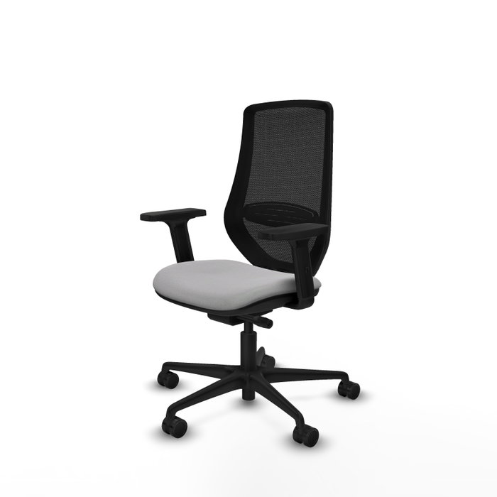 PIQUERAS Y CRESPO Chaise Mardos Synchrone/Traslack Gris clair/Noir PIQUERAS Y CRESPO Chaise Mardos Synchrone/Traslack Gris clair/Noir