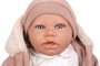 Muñecas Arias Muñeca Elegance 54 cm Anuk Rosa - Poupée poids en vinyle et coton - En espagnol