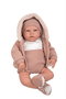 Muñecas Arias Muñeca Elegance 54 cm Anuk Rosa - Poupée poids en vinyle et coton - En espagnol