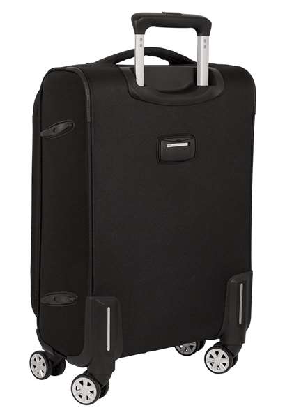 Safta Trolley cabine souple 20" Real Betis Balompie Premium - Valise à main 35 x 51 x 20 cm en nylon 900D, Noir