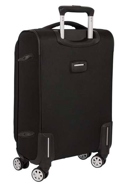 Safta Trolley cabine souple 20" Real Betis Balompie Premium - Valise à main 35 x 51 x 20 cm en nylon 900D, Noir
