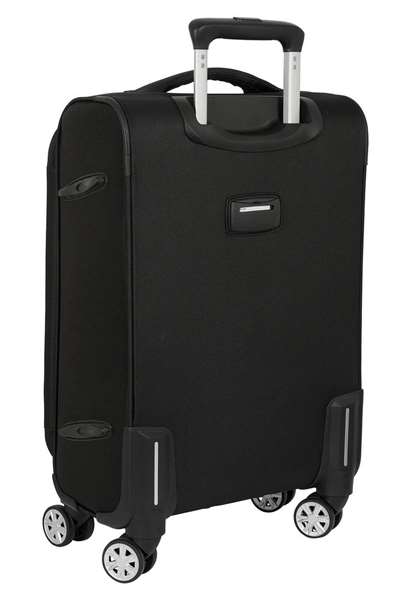 Safta Trolley cabine souple 20" Real Betis Balompie Premium - Valise à main 35 x 51 x 20 cm en nylon 900D, Noir