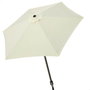 Color Baby Parasol Terraza 270 cm avec cheminée et mât en aluminium crème