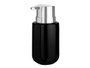 Berilo Dosateur à savon céramique large noir 7x14x8 cm (Set de 12)