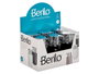 Berilo Dosateur à savon céramique large noir 7x14x8 cm (Set de 12)